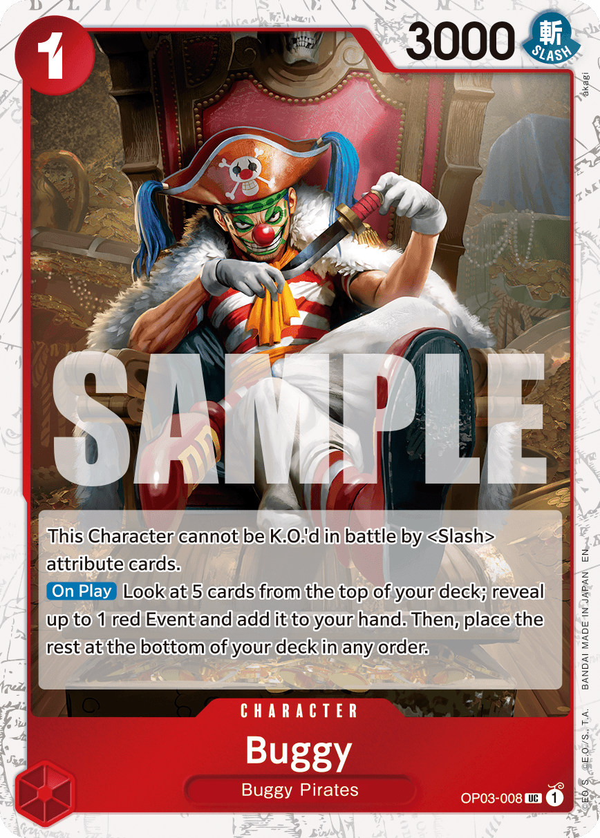 Buggy - OP03-008 (Pirate Foil)