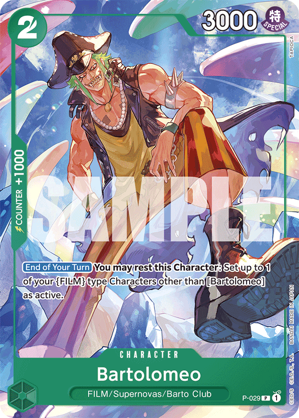 Bartolomeo (P-029) (Reprint)